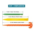 thumbnail image 5 of Paquete de 30 estacas para tiendas de campaña Hikemax, plástico de 23 cm, resistentes, 5 of 5