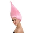 thumbnail image 4 of HPO Teen's Dwarf Wig | Neon Pink Tall Wig | Premium Breathable Capless Cap, 4 of 10