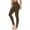 Brown, variant on ibuvkizy High Waisted Leggings for Women Tummy Control,Women's Solid Color Yoga Exercise Leggings Casual Pants Leggings Brown,XL