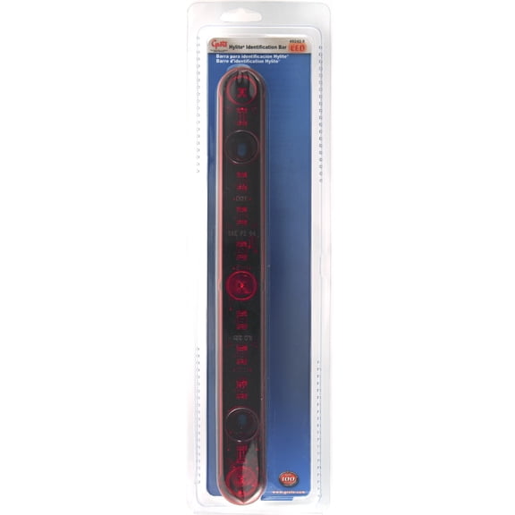 Grote 49242-5 Red 15" Thin-Line LED Bar Light (Hylite Identification)