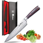 Orblue Chef Knife, 8-Inch High Carbon German Stainless Steel Chef's and Kitchen Knife