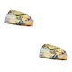 thumbnail image 3 of Diadema de ganchillo sweethay Estiramiento Deportes Banda para la cabeza Elástico Tie-dye 2piezas, 3 of 6