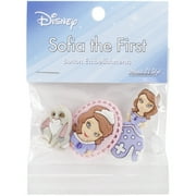 Disney Dress It Up Sofia The First Button Embellishments, 3 Piece