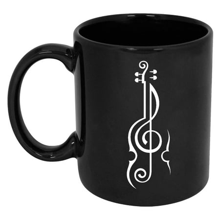 

RADANYA Guitar Ceramic Mugs Coffee Mugs 11oz Beautiful Mugs Gift For Birthday Gift For Boyfriend Girlfriend Valentine s Day Friendship Day Gift For Best Friend Color : Black