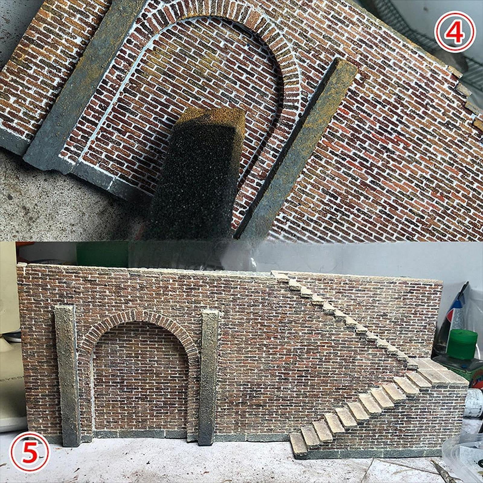 Zxpjkyu 1/35 Building Model Kit Easy Assembly Unpainted Micro Landscape Open Air Factory