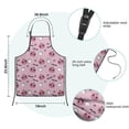 thumbnail image 7 of Cute Halloween Pattern Kids Aprons for Girls and Boys,Adjustable Neck Strap Toddler Aprons for Kids Cooking Baking,23.6"x19", 7 of 7