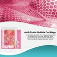 thumbnail image 6 of 40 Pack Pink Anti-Static Bubble Wrap Bags 24" x 24" Resealable Bubble Wrap Pouches, 6 of 7