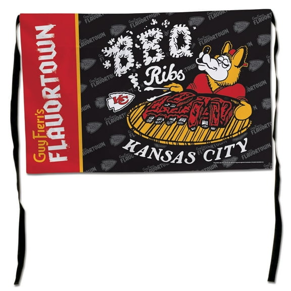 WinCraft Kansas City Chiefs NFL x Guy Fieri-s Flavortown Half Bistro Apron