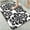 Gray Black Floral, variant on 1pc Gray Pink Floral Bathroom Rug Bathroom Decor and Accessories- Durable,Anti Slip,And Quick Drying,Suitable For Indoor/outdoor Use - Perfect For Bathrooms,Bedrooms,Kitchens