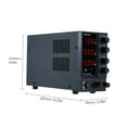 thumbnail image 3 of Fuente de alimentación CC NPS1203W 0-120V 0-3A Conmutación de 3 Dígitos Pantalla LED Mini wanptek  Regulador de potencia, 3 of 7