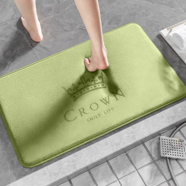 Chmadoxn Bathroom Rugs, Rugs for Living Room, Area Rug, Super Absorbent Dry Rubber Backing Non Slip Washable Bathroom Floor Mats Shower Rug For In Front Of Bathtub ShowerRoom 16x24IN bath cushion