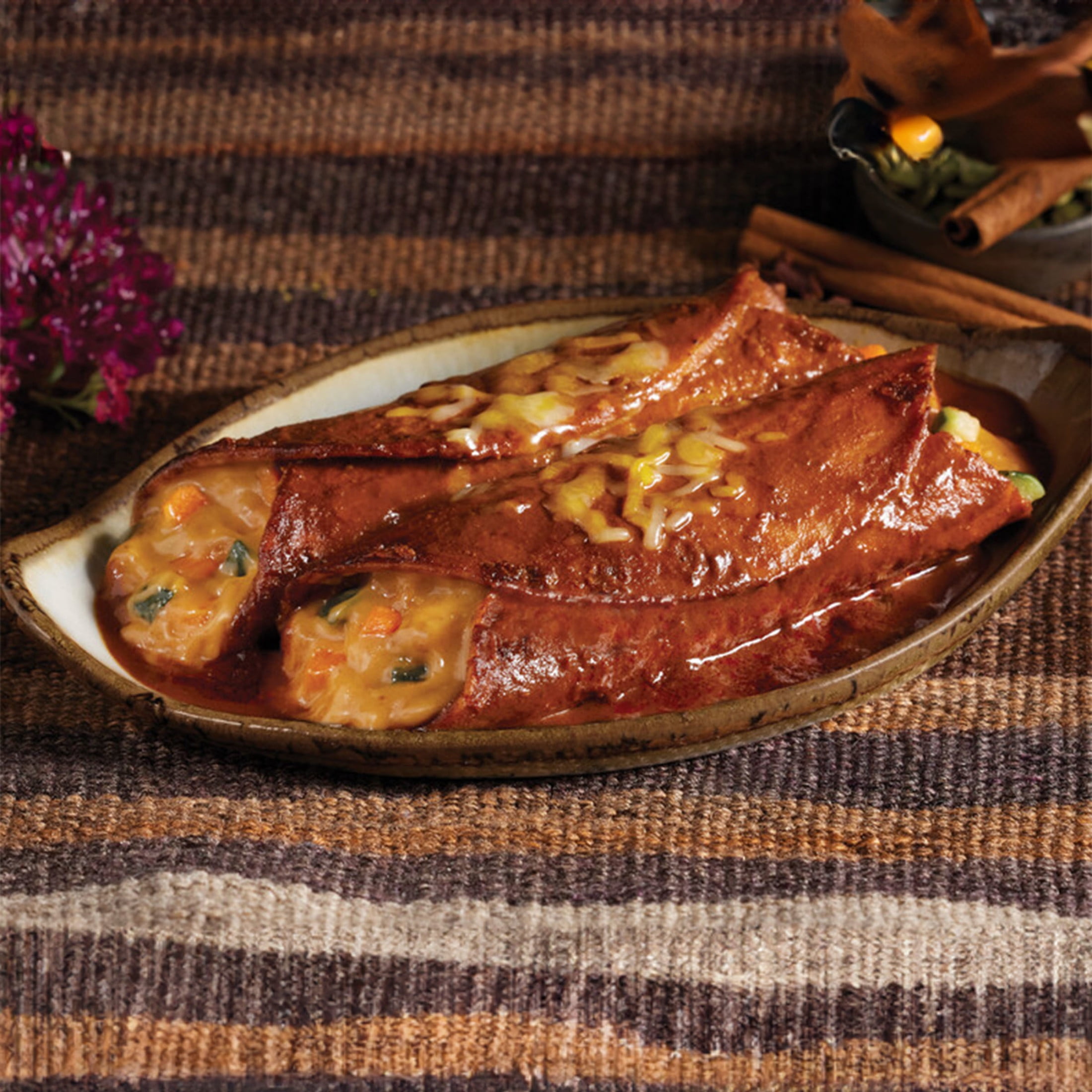 Amy's Frozen Meals, Mole Enchilada, Gluten Free Microwave Meals, 9 oz