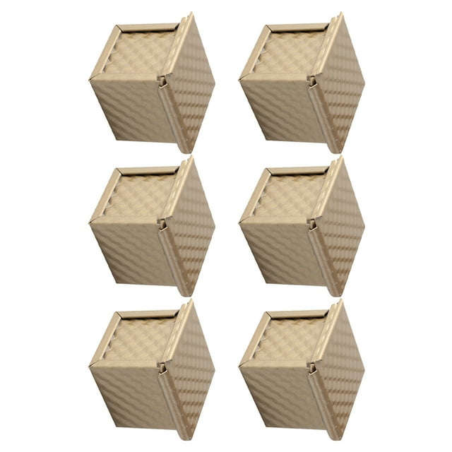 Speravity 6 unids/set fácil de limpiar molde para hornear pan antiadherente y no tóxico para hornear de forma segura moldes para tostadas Artesanía