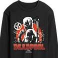 thumbnail image 3 of Marvel Deadpool & Wolverine - Sketch Doodles - Men's Long Sleeve Graphic T-Shirt, 3 of 5