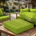 thumbnail image 5 of Pakunoda 22" X 22" Patio Furniture Cushion Covers, Waterproof Outdoor Deep Seat Cushion Replacement Slipcovers, Outdoor Cushion Covers with Zipper for Patio Furniture, Grass Green, 5 of 7