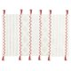 thumbnail image 1 of The Linen Yard - Alfombrilla de Baño Tassel Diseño Diamante (Ariclla Roja, Marfil), 1 of 2