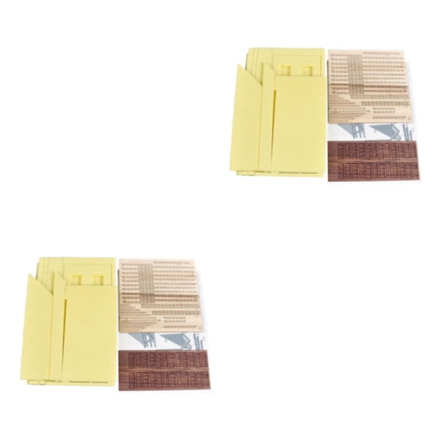 Wosthever Kits de modelos de construcción 1/35 diseño de casa de ruinas hecho a mano para materiales de construcción 2piezas Tipo CJ0211