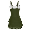 thumbnail image 6 of One Piece Swimdress Swimsuits for Women Scoop Neck High Waisted Tummy Control Modest Swim Dresses Skirt Bathing Suit, 6 of 6