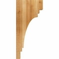 thumbnail image 3 of 4"W x 10"D x 22"H Pescadero Rough Sawn Corbel, Western Red Cedar, 3 of 9