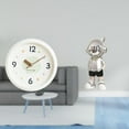 thumbnail image 2 of Reloj de pared moderno de , silencioso, con números , estatua decorativa, adorno de mesa para el hogar, la oficina, la sala de estudi, 2 of 8