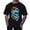 Z181 Black, variant on Landzoo Halloween T Shirt For Men Skull Print Short Sleeve Crew Neck Shirt Party Cozy Soft Men Tees Size L Black