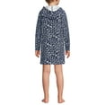 thumbnail image 2 of Lands' End Kids Long Sleeve Hooded Front Pocket Terry Cloth Swimsuit Cover-Up, 2 of 3