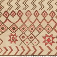 thumbnail image 1 of Ahgly Company Machine Washable Indoor Square Abstract Chocolate Brown Area Rugs, 7' Square, 1 of 7