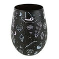 thumbnail image 2 of Something Different Crystal Witch Print Stemless Wine Glass, 2 of 3
