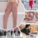 thumbnail image 4 of Pantalones deportivos de mujer de secado rápido con bolsillos con cordón elástico en la cintura, 4 of 8