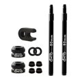 thumbnail image 1 of Kit de extensión de válvula Tubeless para llanta de carbono con dado central (2 unidades de 80 mm) 2pcs 80mm negro, 1 of 9
