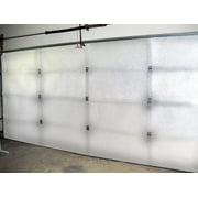 Ant NASA TECH White Reflective Foam Core 2 Car Garage Door Insulation Kit 18 Ft (Wide) x 8 Ft (HIGH) R Value 8.0 Made in USA