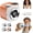 Orange, variant on Mini Camera Shaped Portable Fan with Lanyard - 199-Speed USB Rechargeable Personal Fan with LED Display, Portable Handheld & Neck Fan for Outdoor, Travel, Office Desk (Green)