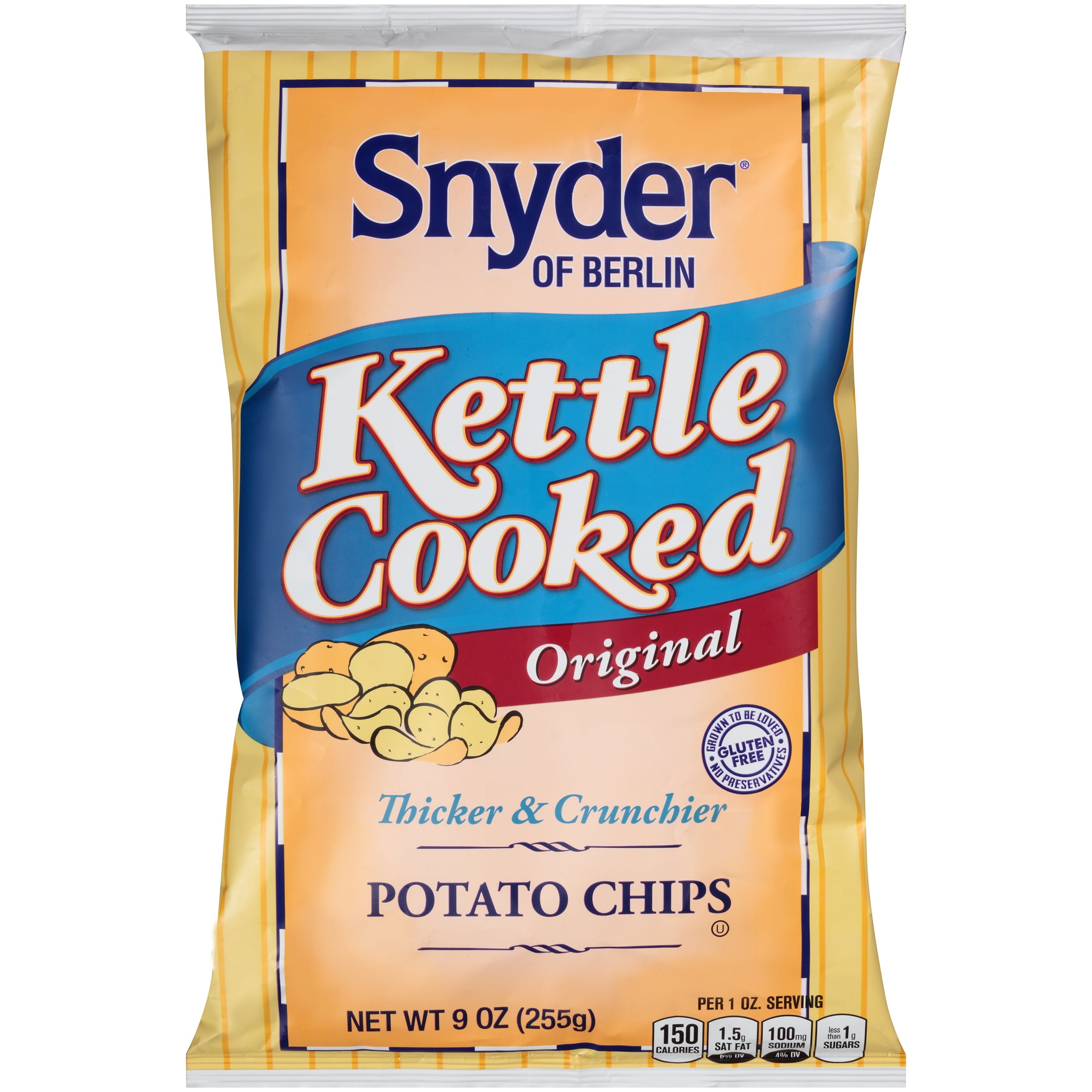 Snyder of Berlin Kettle Cooked Original Thicker & Crunchier Potato