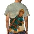 thumbnail image 6 of The Legend Of Zelda Breath of The Wild Unisex Short Sleeve T Shirt Daily Novelty 3D Printed T-Shirts Soft Comfortable Tee Shirt Top For Men And Women, 6 of 7