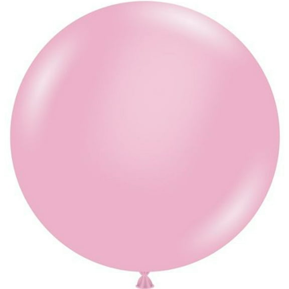 2 Tuftex Giant Pink Round Latex Balloons 36" Made in USA