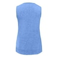 thumbnail image 4 of Tween Girls V-Neck Tank Tops Solid Basic Wear Sleeveless Casual Summer Tees 5-15Y, 4 of 4