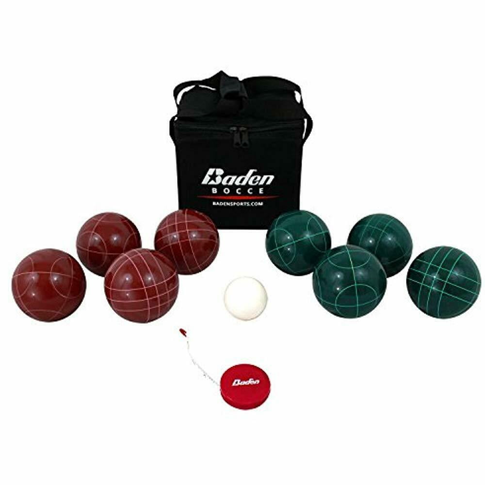 Champions 90mm Bocce Ball Set With Carry Case And Measuring Tape Sports
