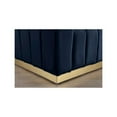 thumbnail image 5 of Meridian Furniture Marlon Navy Velvet Loveseat, 5 of 8