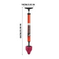 thumbnail image 2 of Sewer Unclogger Toilet Pump - Quickly clears stubborn clogs with ease!, Powerful Toilet Unclogger Vacuum Pump For Quick Fixes In Bathrooms And Kitchens - High Pressure Solution For All Clogged Drains, 2 of 6