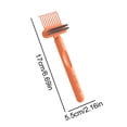 thumbnail image 6 of 2Pcs 2 in 1 Hair Brush Cleaning Tool with Ergonomic Handle Double-Sided Comb Cleaner High-strength Comb Cleaner Hair Tangle Remover Tool, 6 of 8