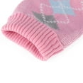 thumbnail image 4 of Winter Warm Fleece Dog Sweater, Thick Turtleneck Cat Clothes Male Female, Cute Pullover Plaid Halloween Holiday Pet Apparel, 4 of 7