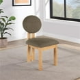 thumbnail image 2 of Pemberly Row 17" Fabric & Wood Dining Chair in Olive Green (Set of 2), 2 of 9