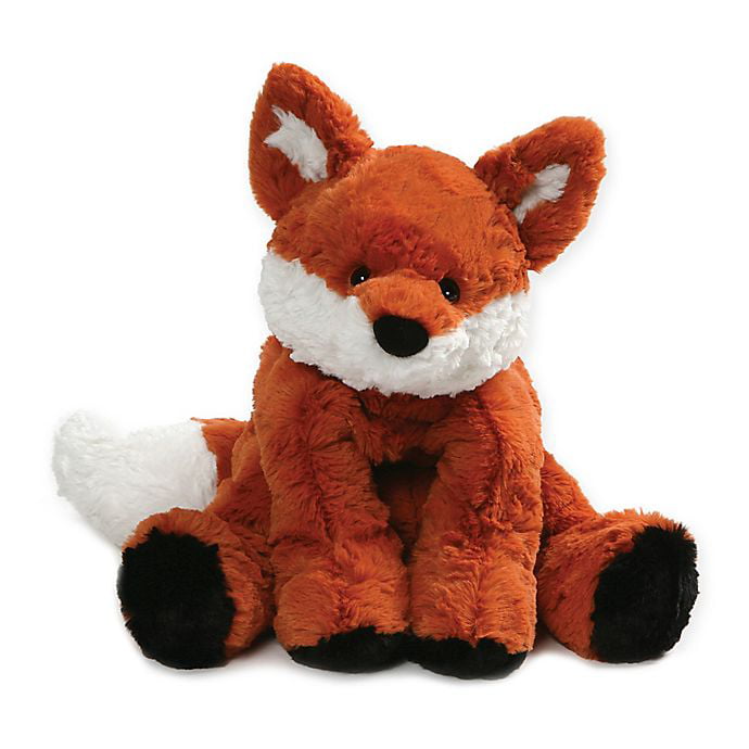 Realistic Stuffed Animal Soft Plush Kids Toy Sitting Fox Reynard 9*7 *8cm IR 