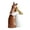 Orange & White, variant on Taolixe Girl And Horse Figurine Girl Embracing Horse Statue Horse Memorial Sculpture Keepsake for Horse Lover Gifts Cowgirls Birthday Clearance_Resin Figurine