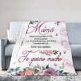 thumbnail image 2 of Mama Mom Throw Blanket, Gifts For Men Women, Soft Warm Cozy Lightweight Fleece Throw Blankets Sherpa Fuzzy Stuff For Bed Sofa Couch Chair 50"X40", 2 of 7