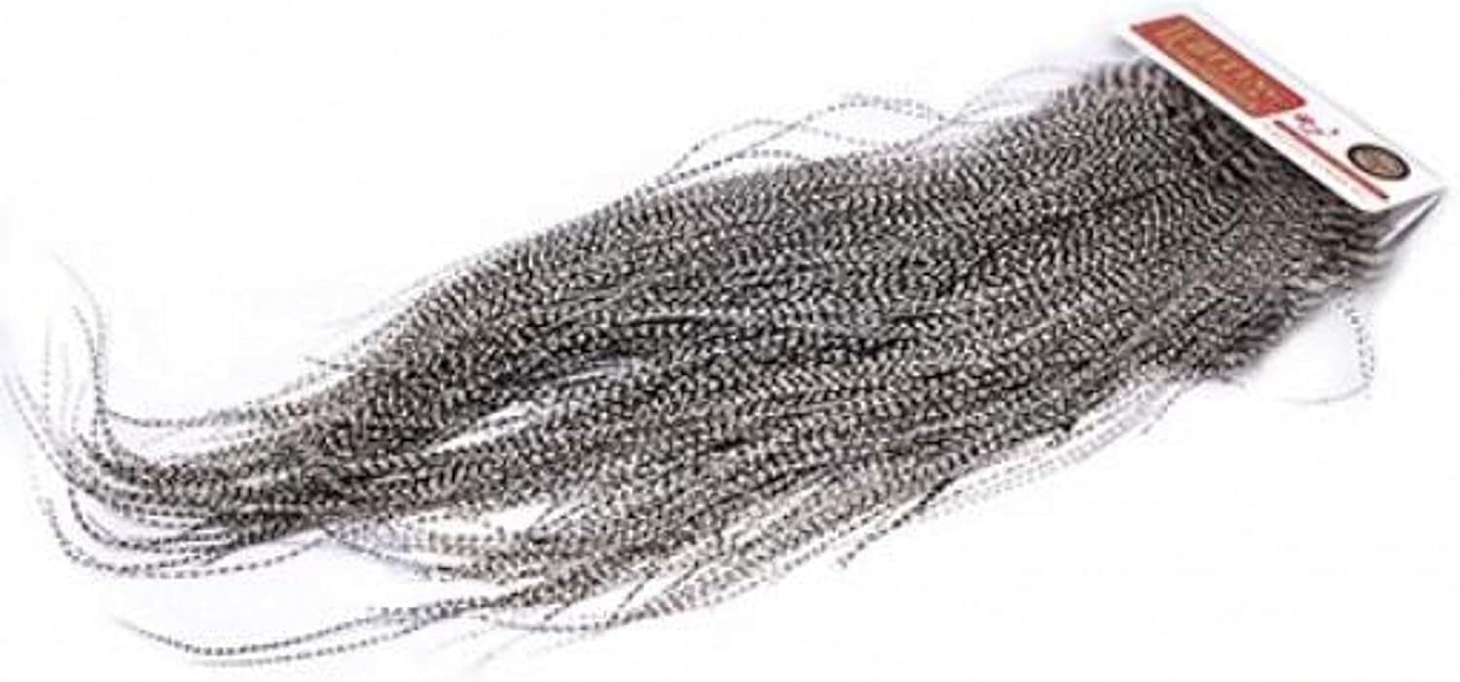 10PCS (Color: Midge NAT Grizzly) Hand Selected Whiting Bronze Rooster Saddle Fly Tying Feathers Midge Size Trout Fishing Dry Fly Hackle Feathers