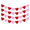 4 Pcs #2, variant on 4 Pack Felt Heart Valentine’s Day Garland Banner Valentines Day Heart Decorations for Anniversary Wedding Engagement Party Home Office Wall Decorations Supplies
