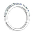 thumbnail image 2 of 1 Carat Diamond Wedding Band Ring in 14K White Gold (Ring Size 9.75), 2 of 4