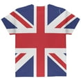 thumbnail image 2 of British Flag Union Jack All Over Youth T Shirt Multi YMD, 2 of 7