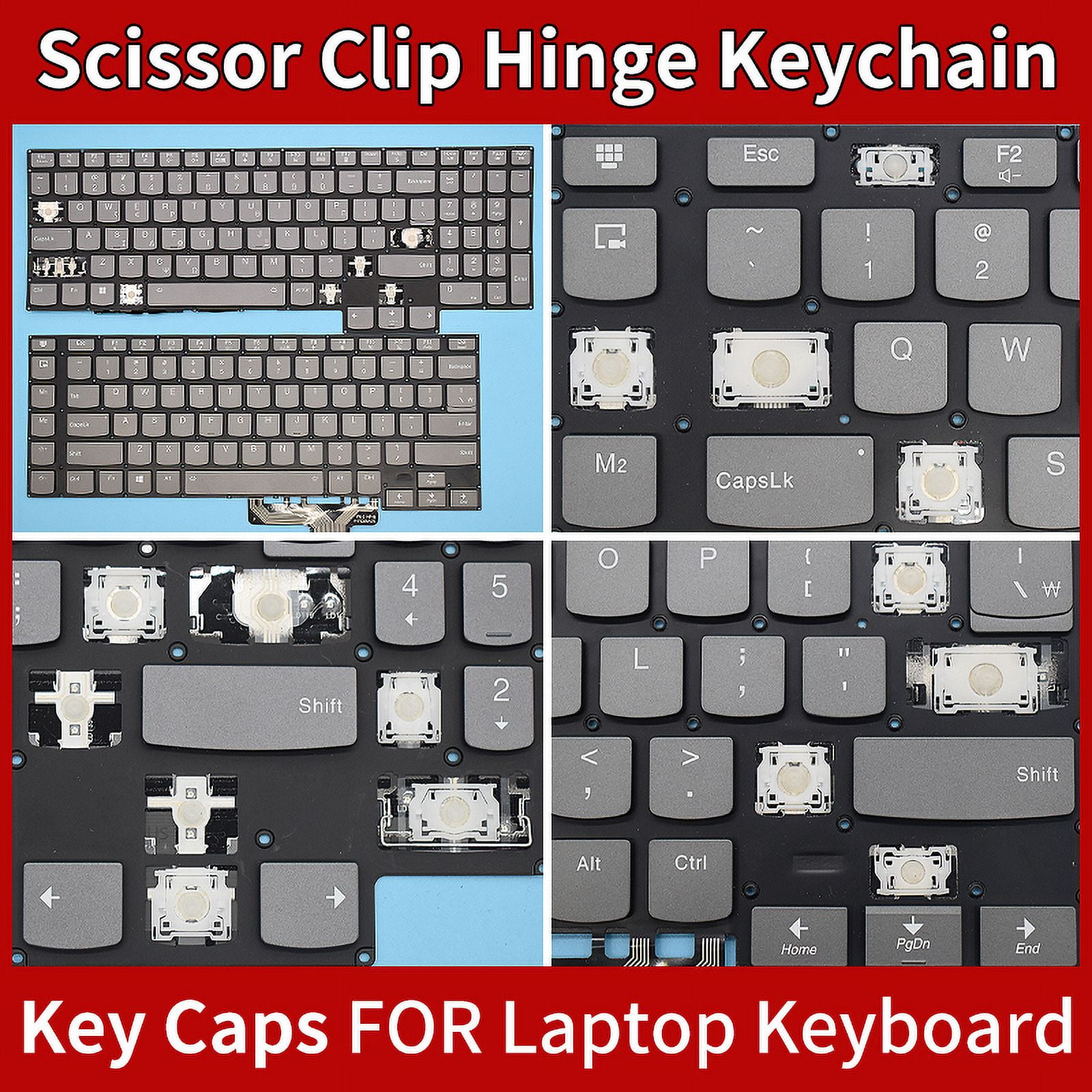 Replacement Keycaps Scissor Clip Hinge For Lenovo LOQ 15IRH8 82XV